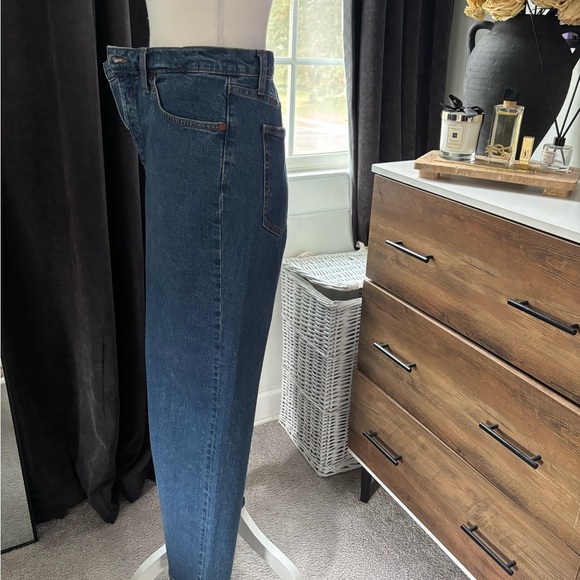 NWOT!! Universal Thread Deep Blue Wide Leg Jeans - Picture 4 of 7